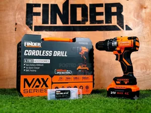 ፋይንደር ማክስ ሲሪየስ (FINDER MAX Series) 21V ብሩሽሌስ የቻርጅ ድሪል (120N.m Heavy