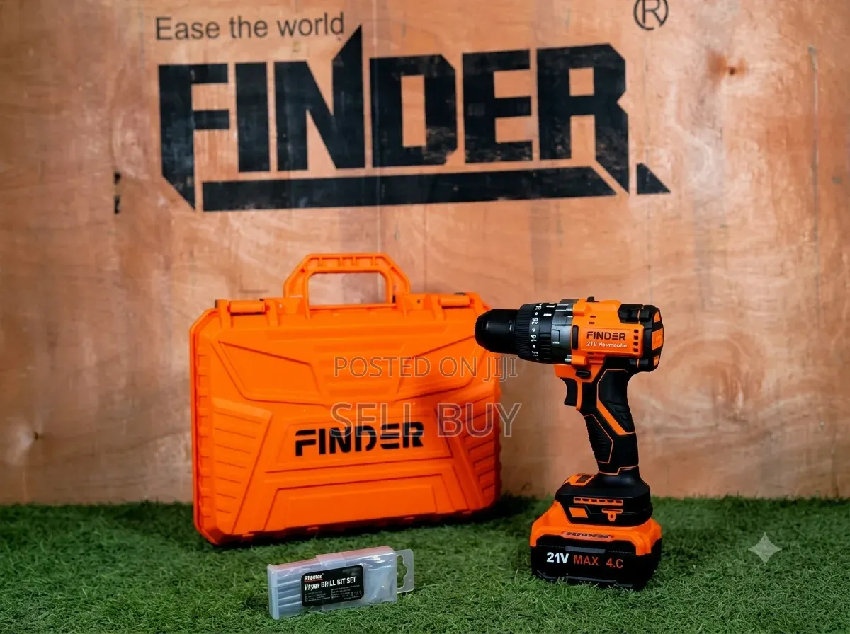 ፋይንደር ማክስ ሲሪየስ (FINDER MAX Series) 21V ብሩሽሌስ የቻርጅ ድሪል (120N.m Heavy