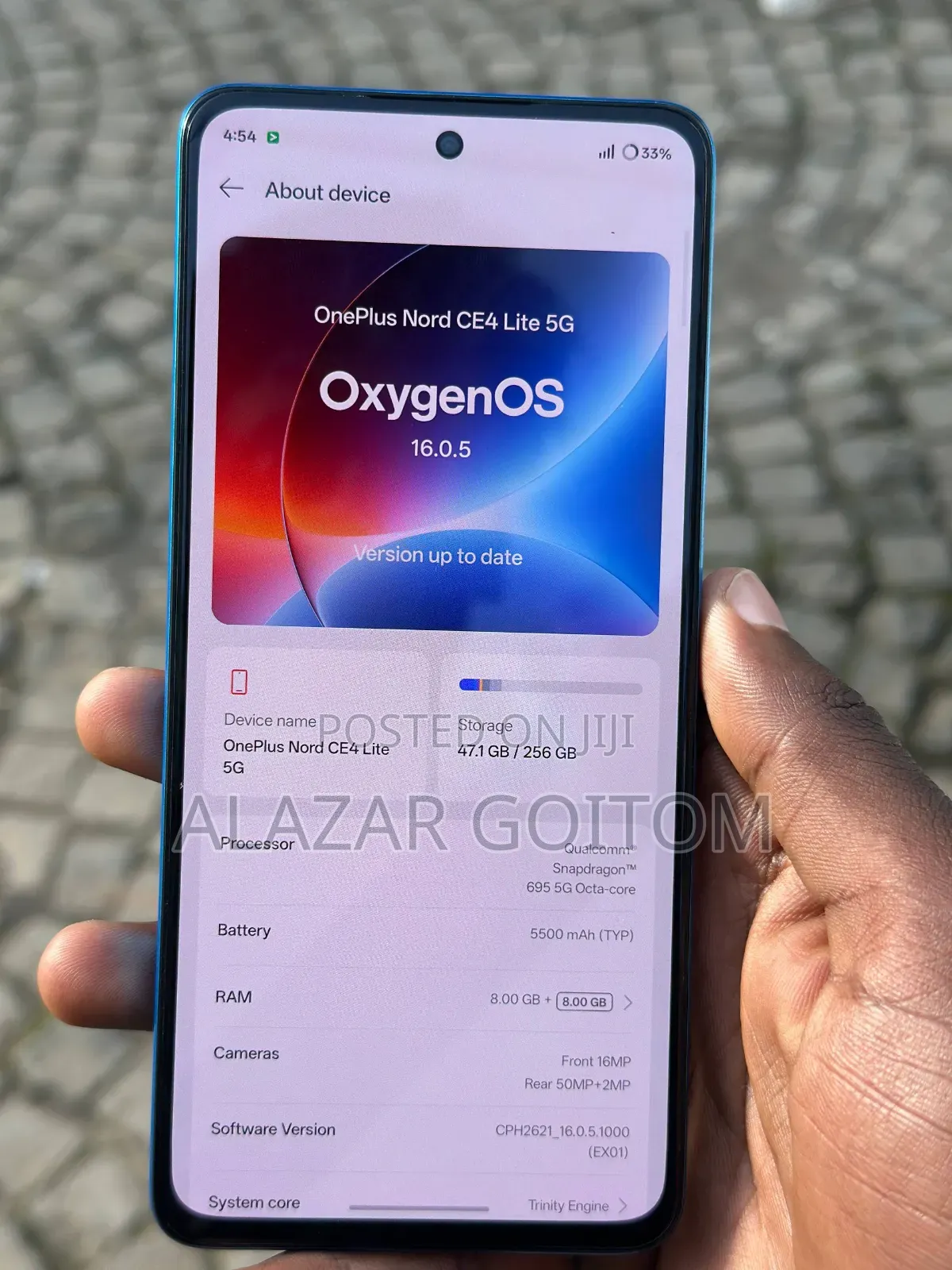 New OnePlus Nord CE4 Lite 256 GB Blue