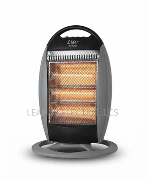 Lider Halogen Heater 1200W – Fast Heating, Powerful Warmth & Portable