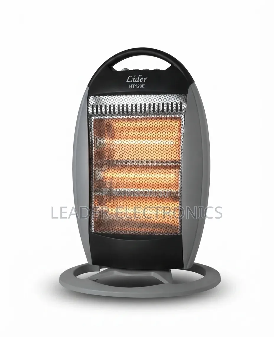 Lider Halogen Heater 1200W – Fast Heating, Powerful Warmth & Portable