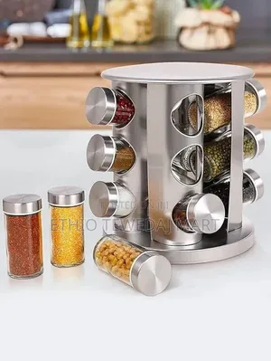 12 Jar Rotating Spice Carousel