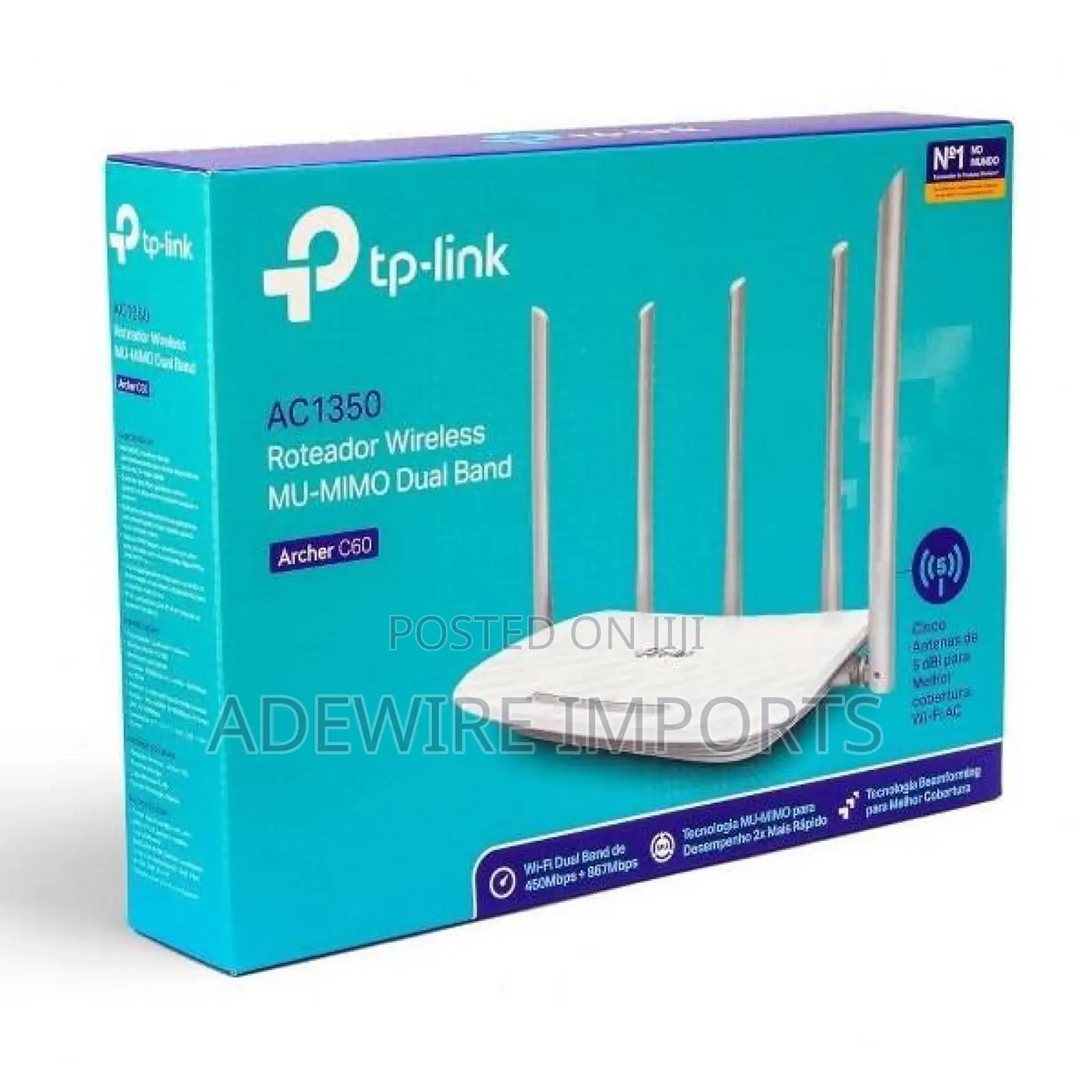 TP-Link Ac1350 Archer C60 (With Vat)