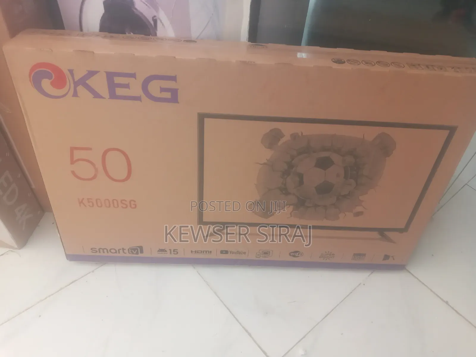 Keg TV 50inche 4k Smart Android