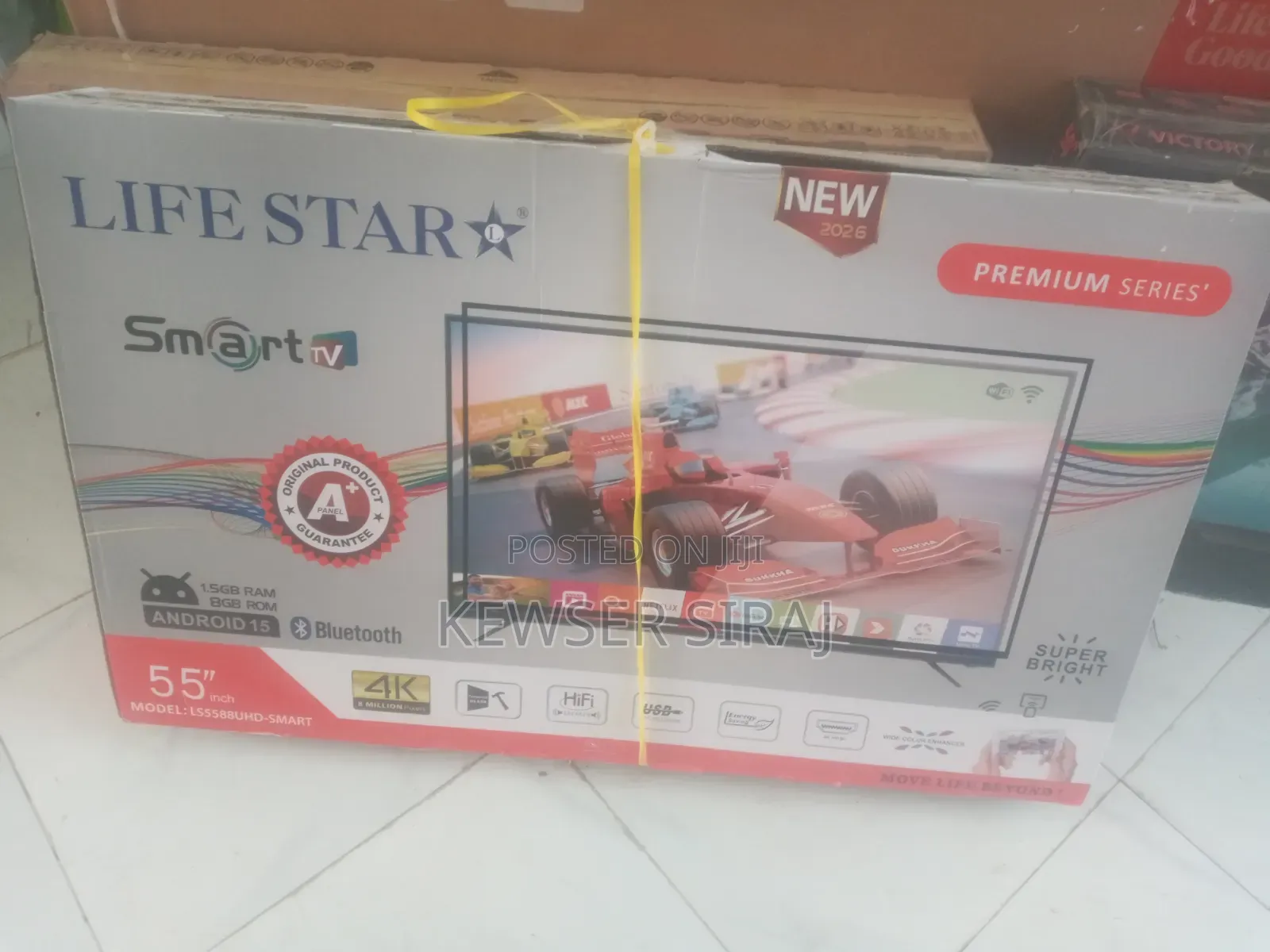 Life Star TV 55 Inche 4k Smart Android TV