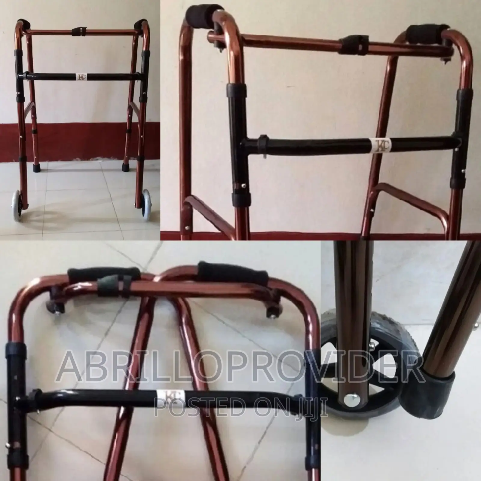 Folding Walker For Adults With Front Wheels (Standard)