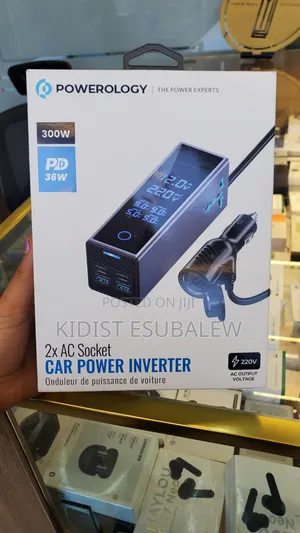 Powerology 300w Car Power Inverter