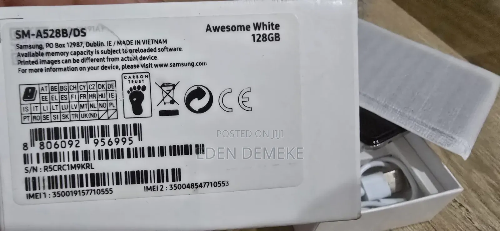 Samsung Galaxy A52s 5G 128 GB White