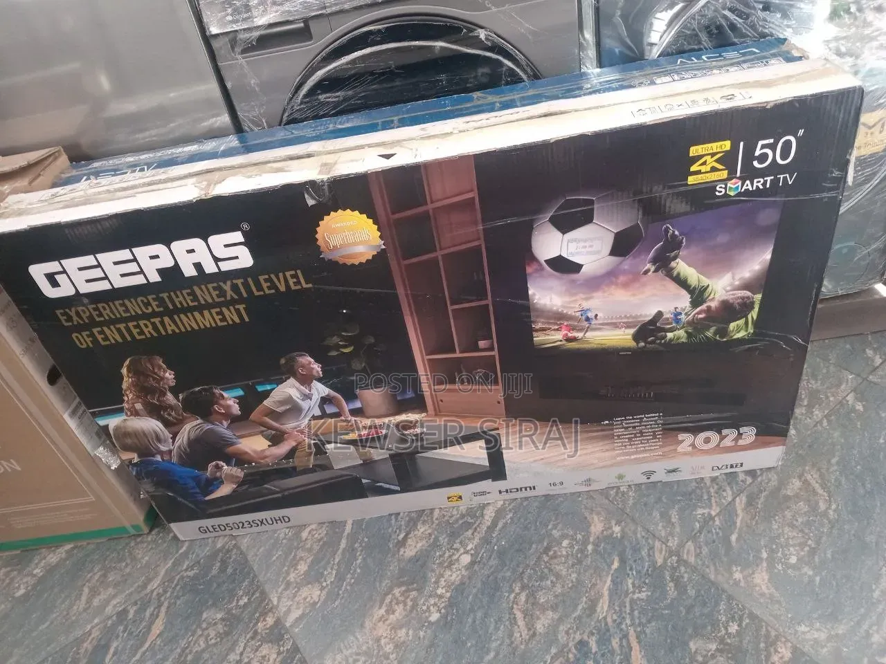 Geepas TV 50 Inche 4k Smart Android TV
