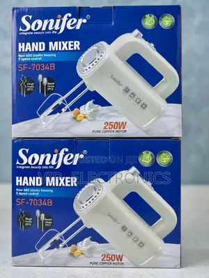 Sonifer Hand Mixer SF-7034B (250W Pure Copper Motor)