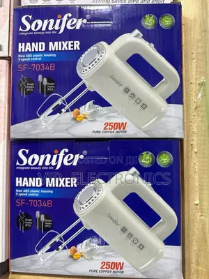 Sonifer Hand Mixer SF-7034B (250W Pure Copper Motor)