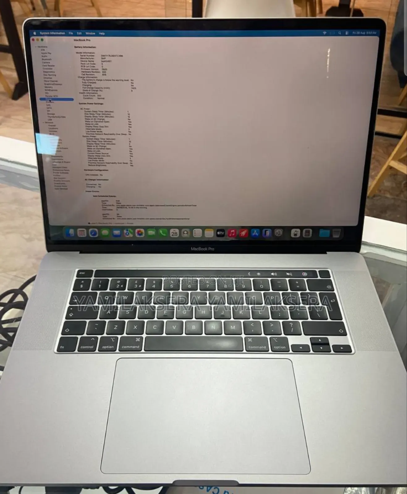 New Laptop Apple MacBook Pro 2019 16GB Intel Core i9 SSD 1T