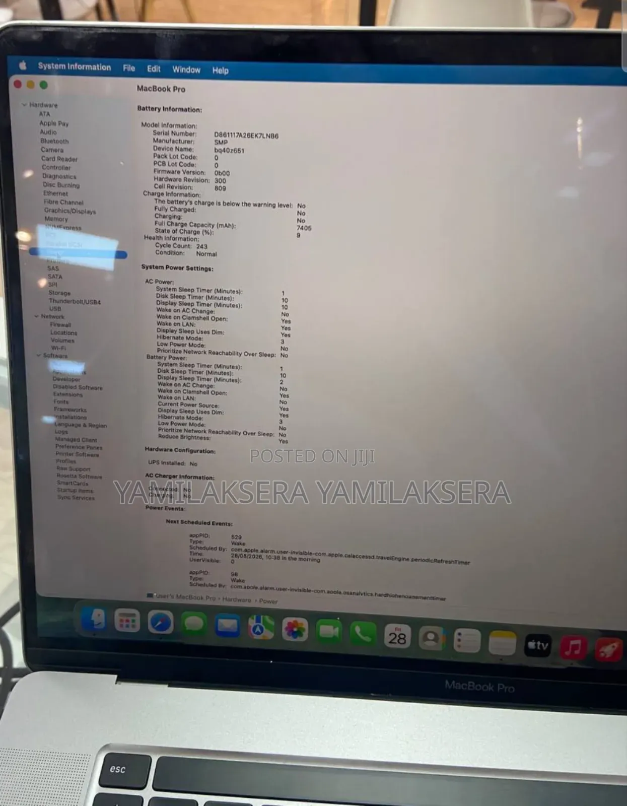 New Laptop Apple MacBook Pro 2019 16GB Intel Core i9 SSD 1T