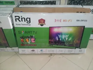 Ring Smart Led 4k TV 55 Inch Doube Gelass Adis 2026 Quality Hifi Speak