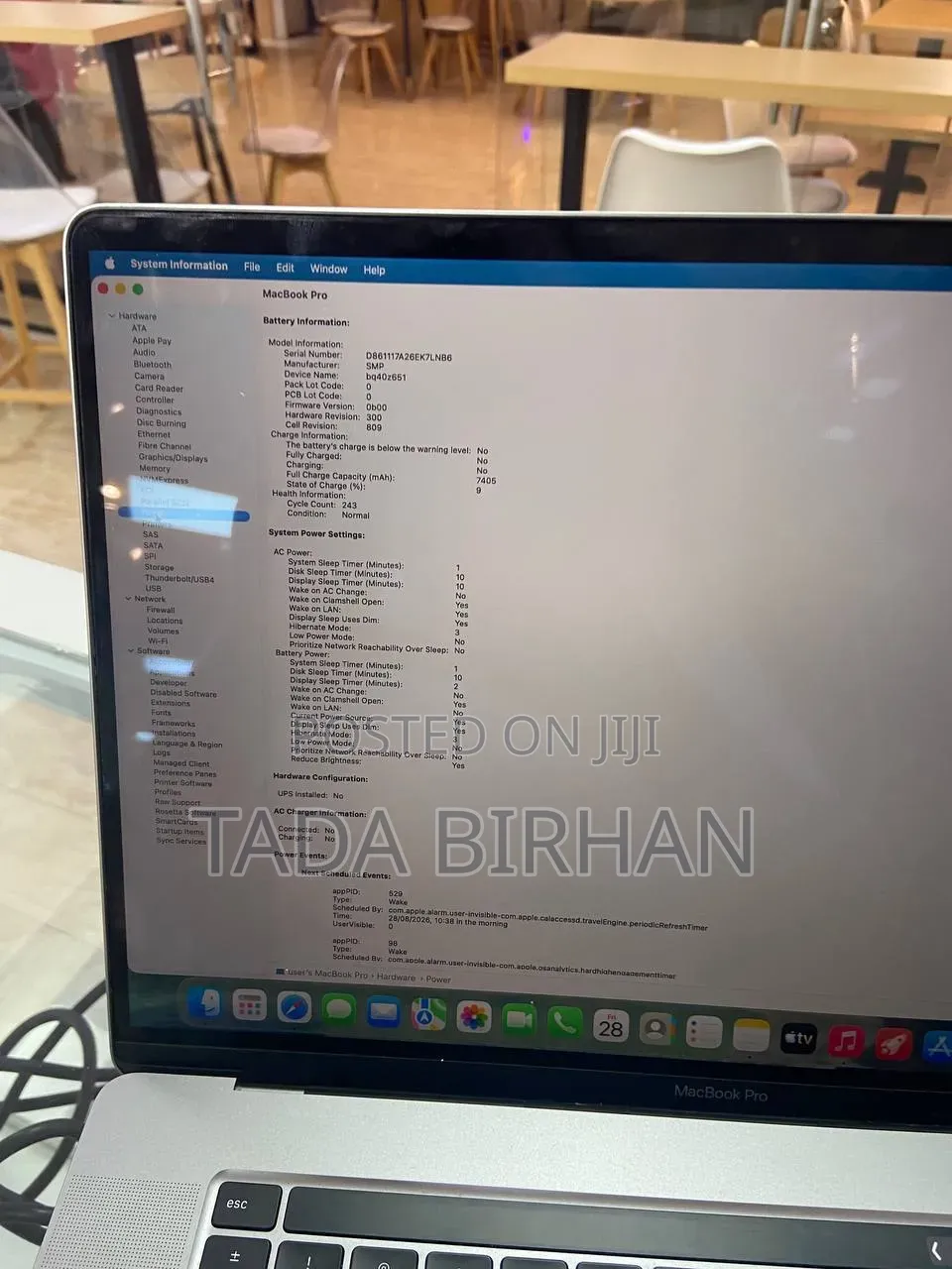 New Laptop Apple MacBook Pro 2019 16GB Intel Core i9 SSD 1T