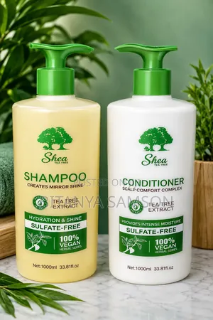 Shea Tea Tree Sulfate-Free Shampoo & Conditioner Set