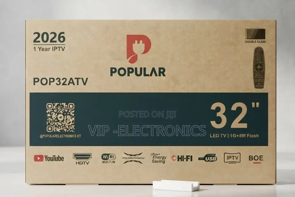Popular 32 Inch TV Smart LED New 2026 Model TV. Its Compact