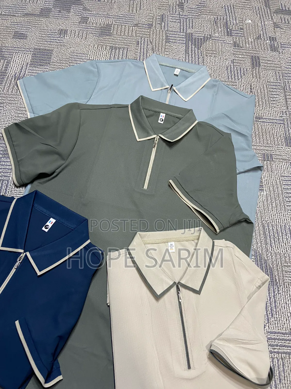 Premium Half-Zip Men's Polo Shirts