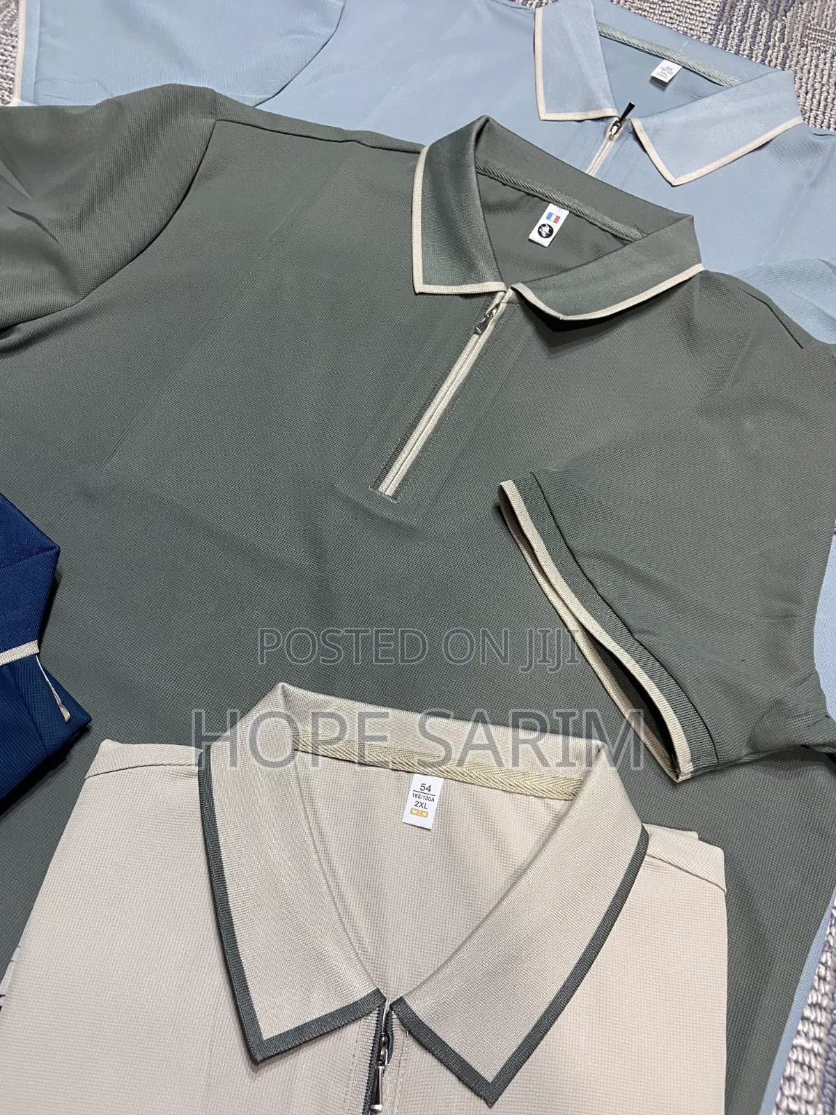 Premium Half-Zip Men's Polo Shirts