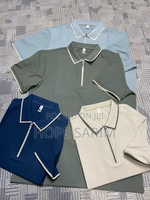 Premium Half-Zip Men's Polo Shirts
