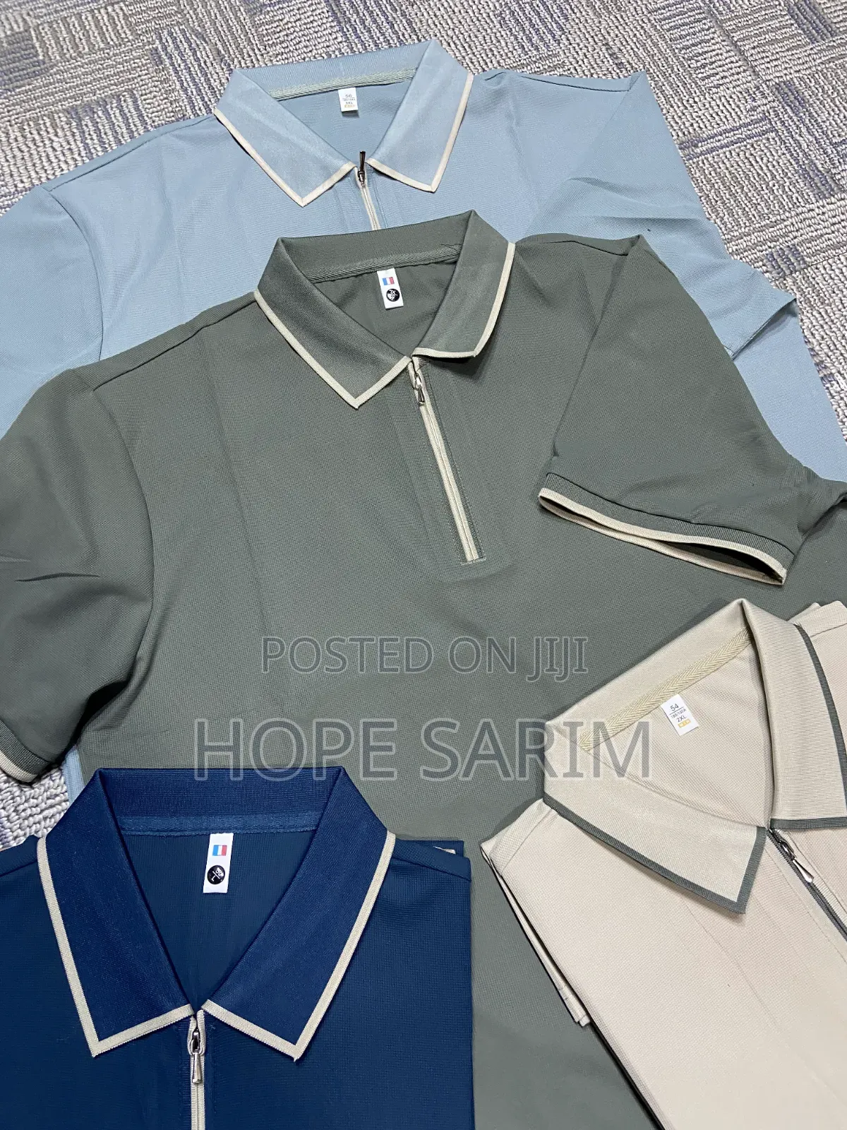 Premium Half-Zip Men's Polo Shirts