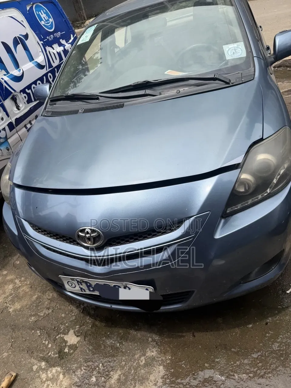 Toyota Belta 2007 Blue