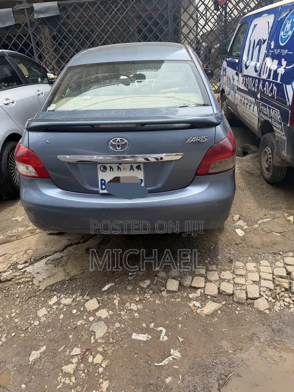 Toyota Belta 2007 Blue