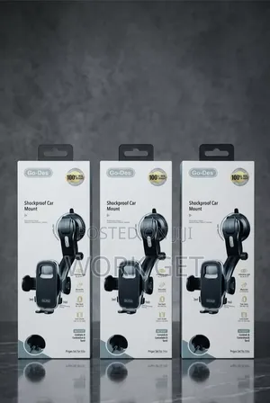 Go-Des GD-HD326 Shockproof Car Mount 
✅