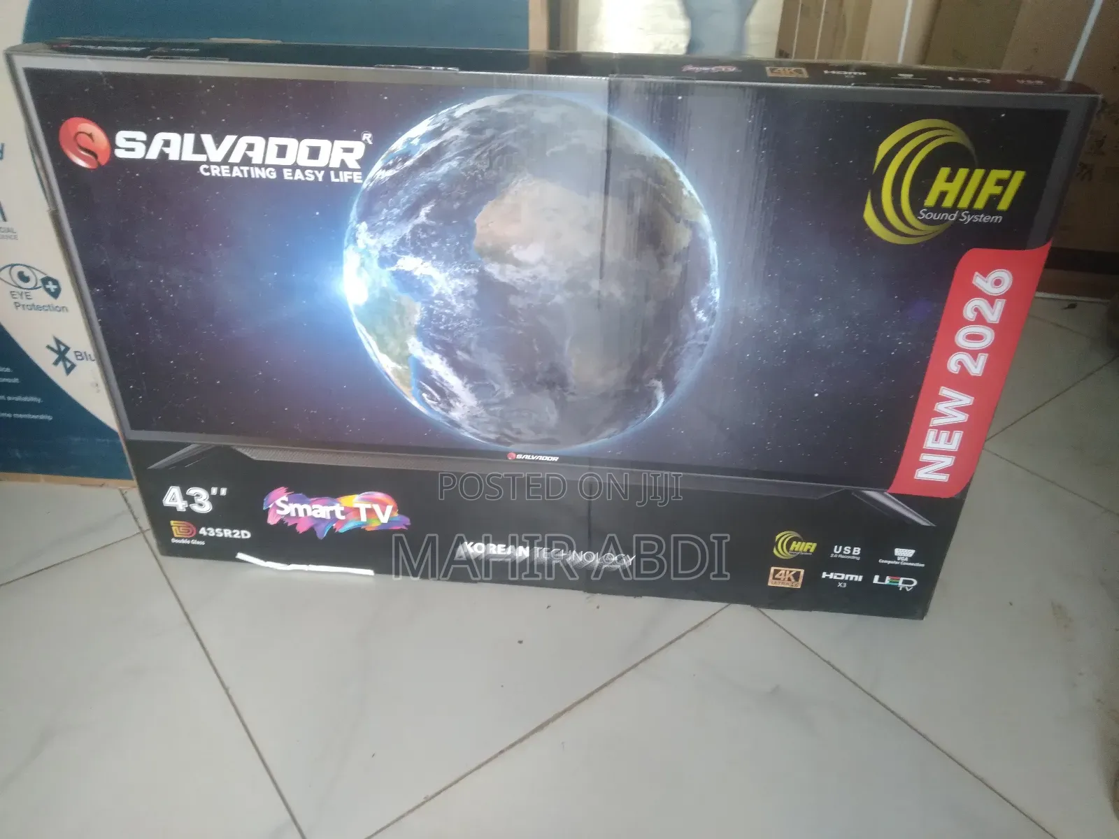 Salvador  43  Inch Smart 4k TV