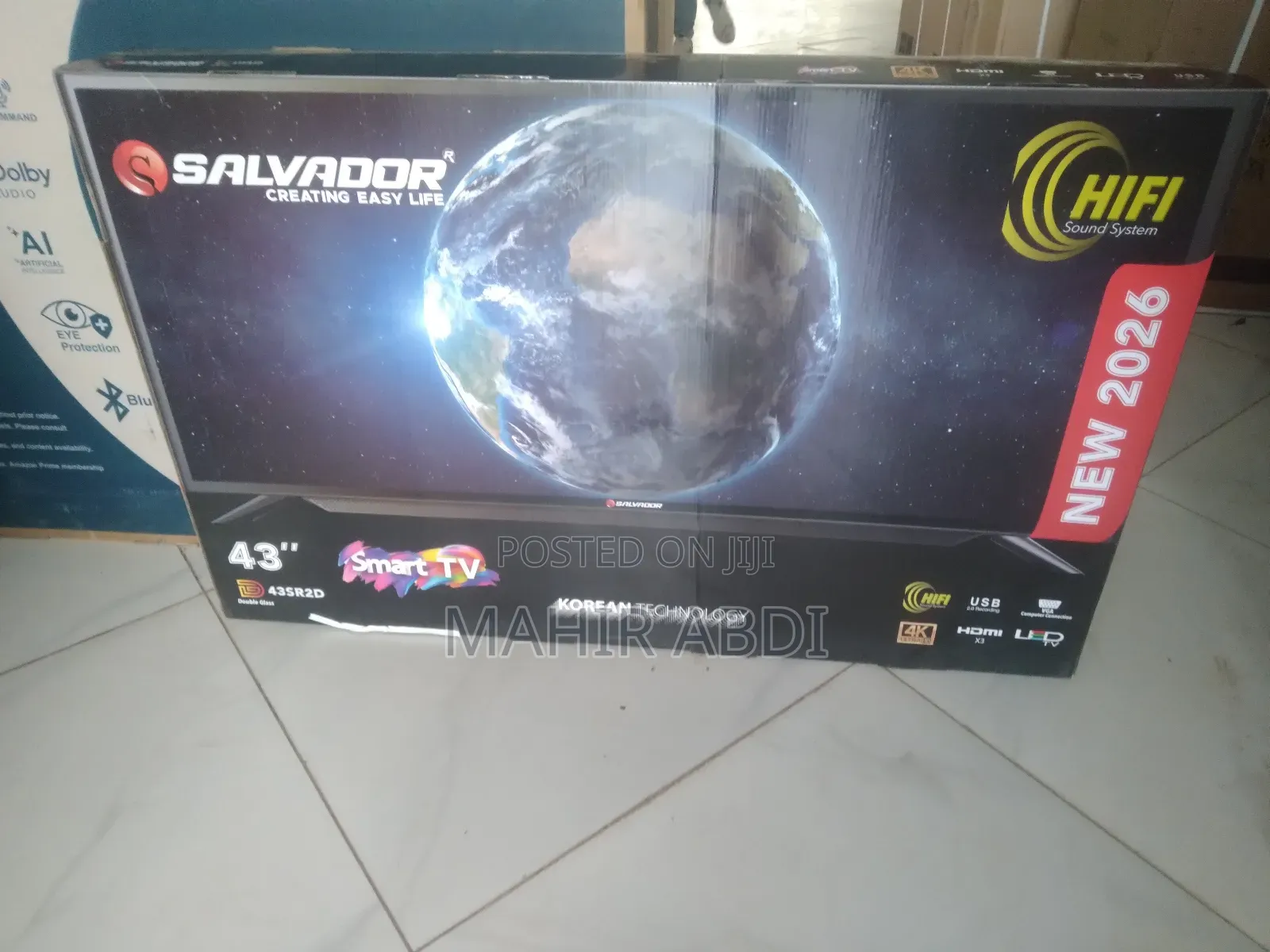 Salvador  43  Inch Smart 4k TV