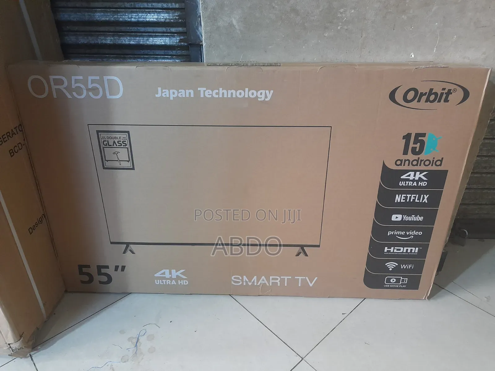 Orbit Smart Qled TV 55 Inch 4k Ultra Hd Framless Doubel Screen 2026hif
