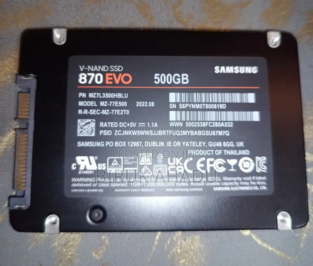 Samsung SSD 870 EVO