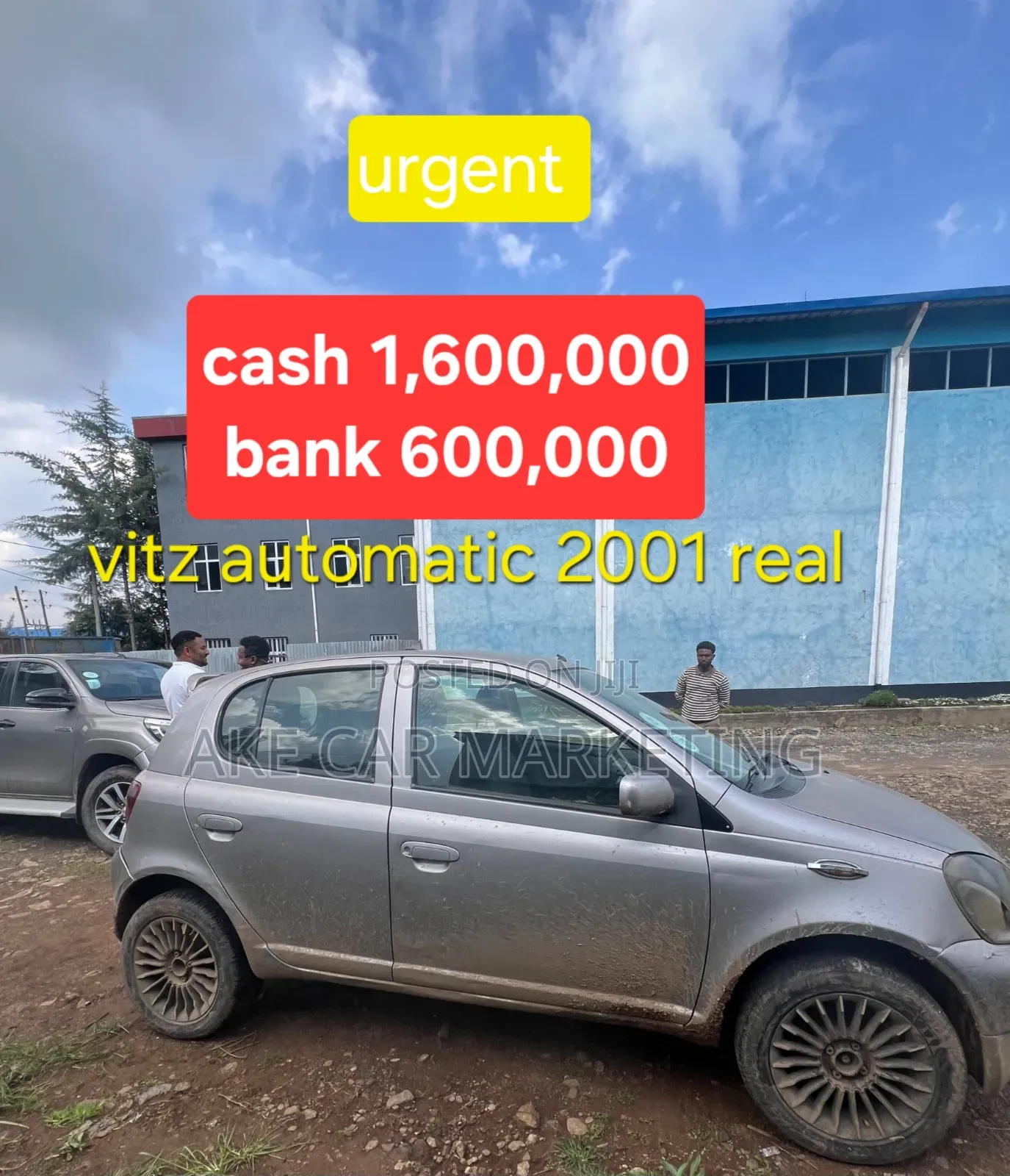 Toyota Vitz 1.3 AWD 3dr 2001 Silver