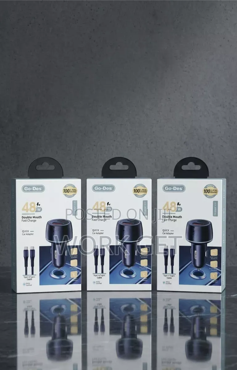 Go-Des Gd -Qc2067tc-Tc 48w Car Charger