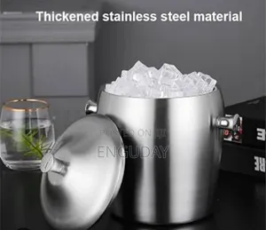 ♻️Stainless Steel Ice Bucket With Tongs