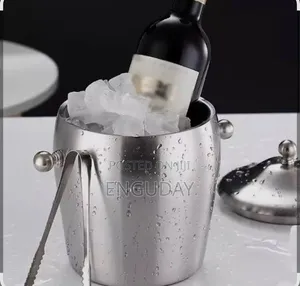 ♻️Stainless Steel Ice Bucket With Tongs