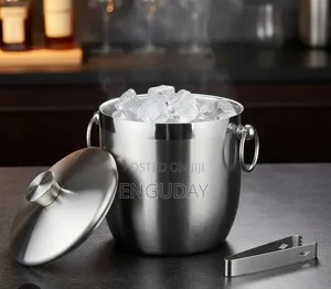 ♻️Stainless Steel Ice Bucket With Tongs