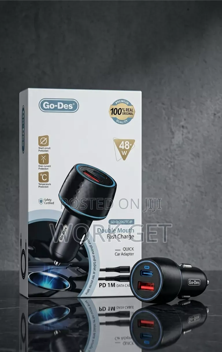Go-Des Gd-Qc2067tc-Ip 48w Car Charger
