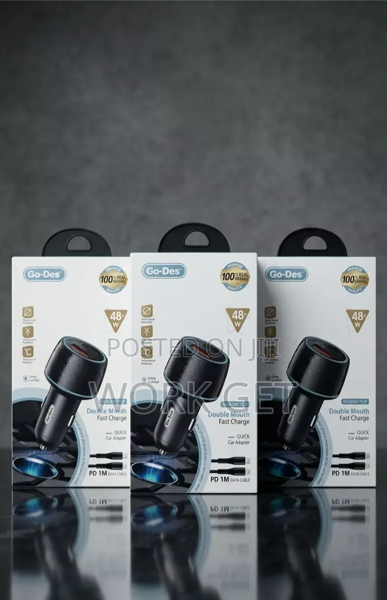 Go-Des Gd-Qc2067tc-Ip 48w Car Charger