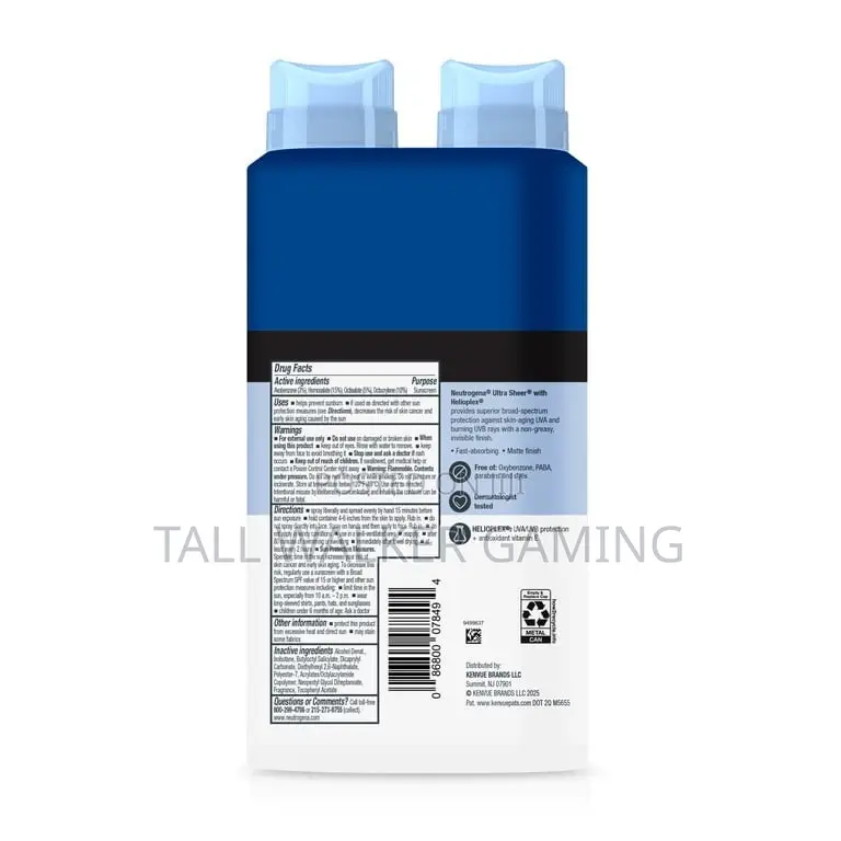 Neutrogena Ultra Sheer Sunscreen SPF 70 Body