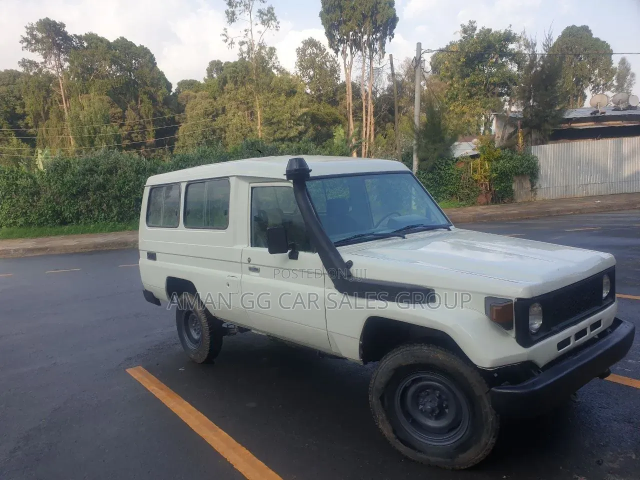 Toyota Land Cruiser 1998 White