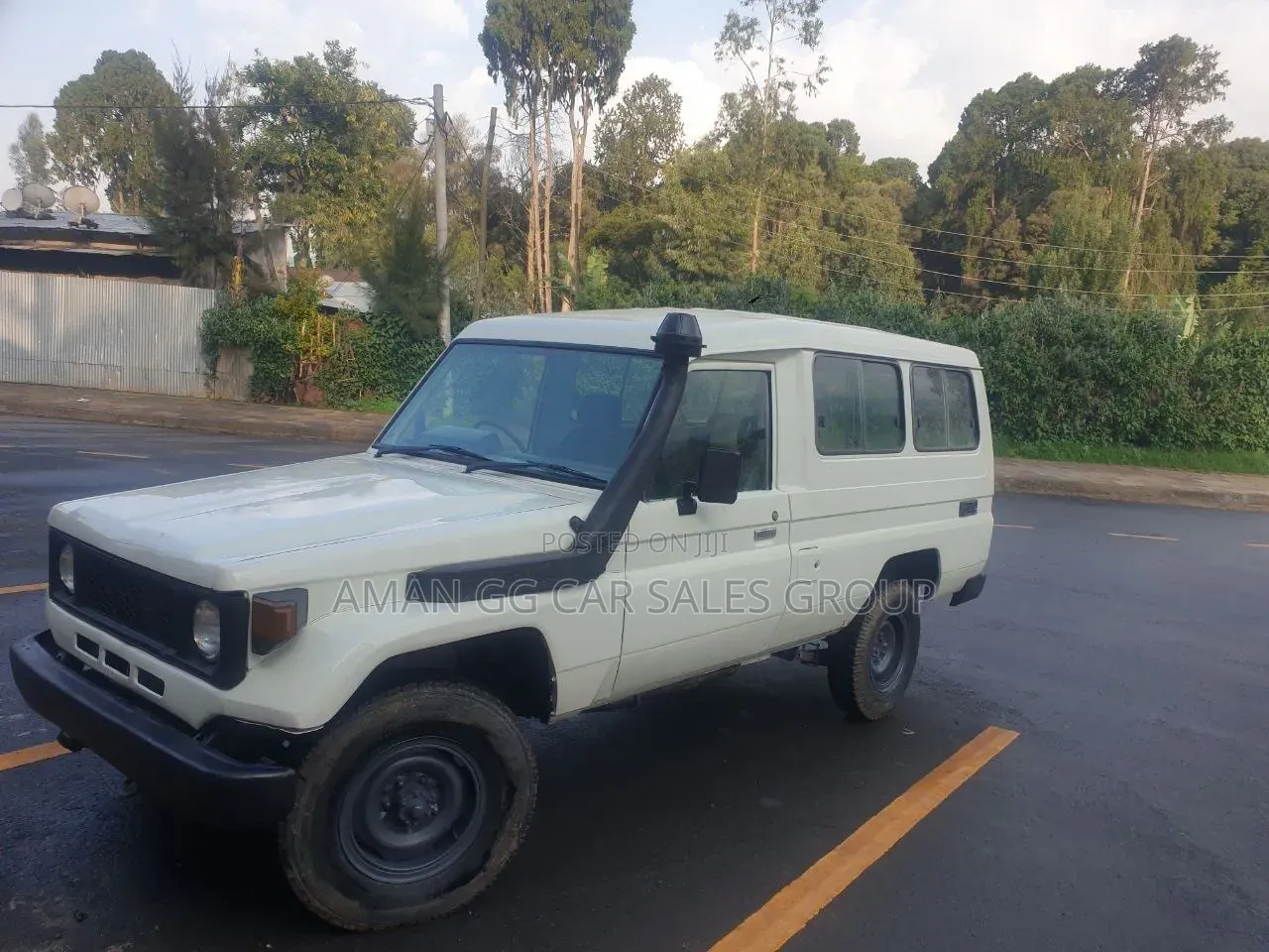 Toyota Land Cruiser 1998 White