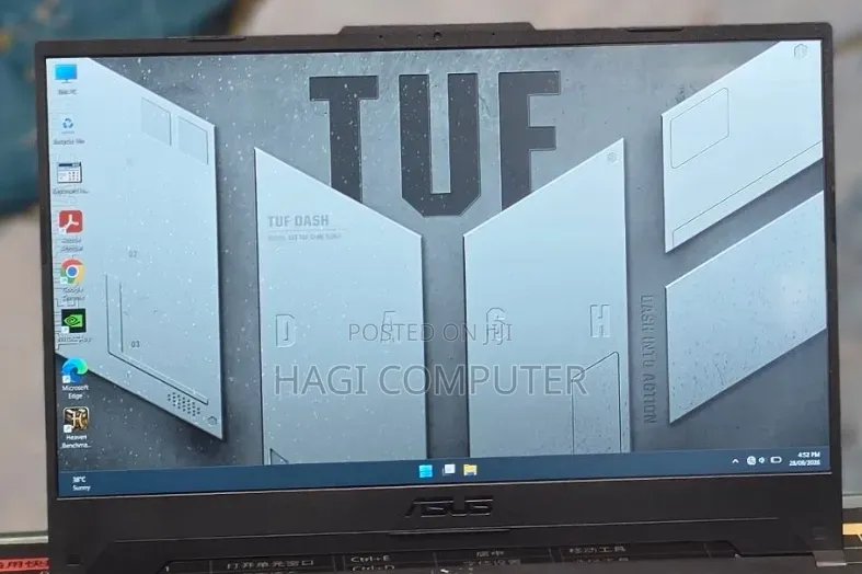 New Laptop Asus TUF Dash F15 16GB Intel Core i7 SSD 512GB