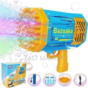 Our 32-Hole Bubble Rocket Launcher, Often Called a Bubble Gun,