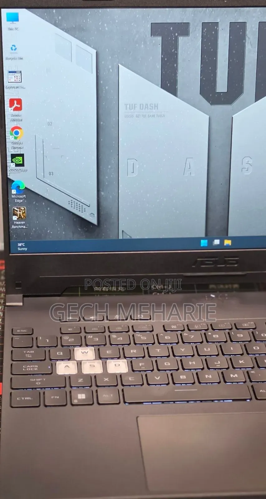 New Laptop Asus TUF Gaming A15 16GB Intel Core i7 SSD 512GB