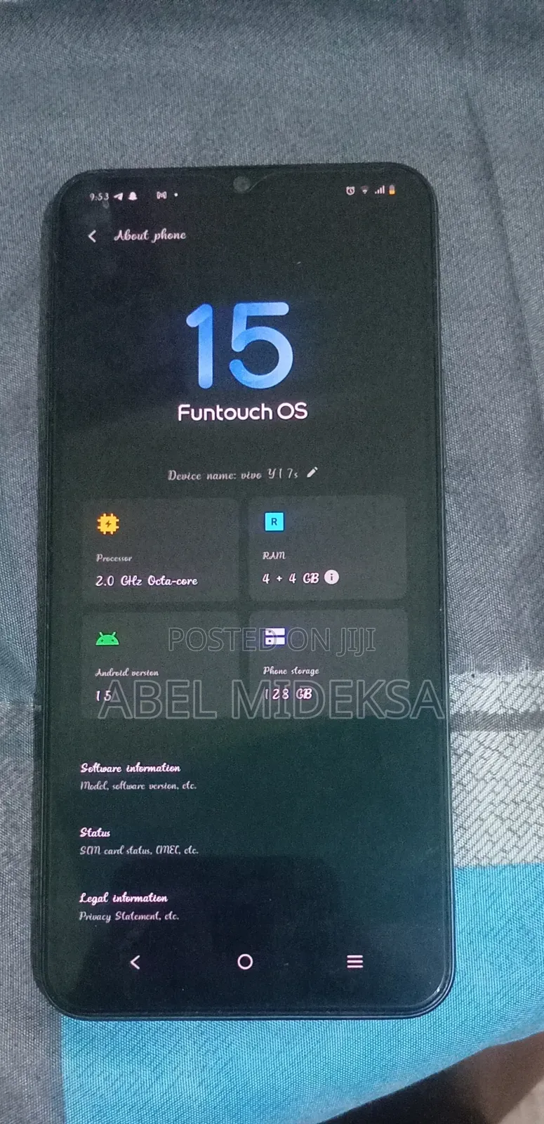 Vivo Y17s 128 GB