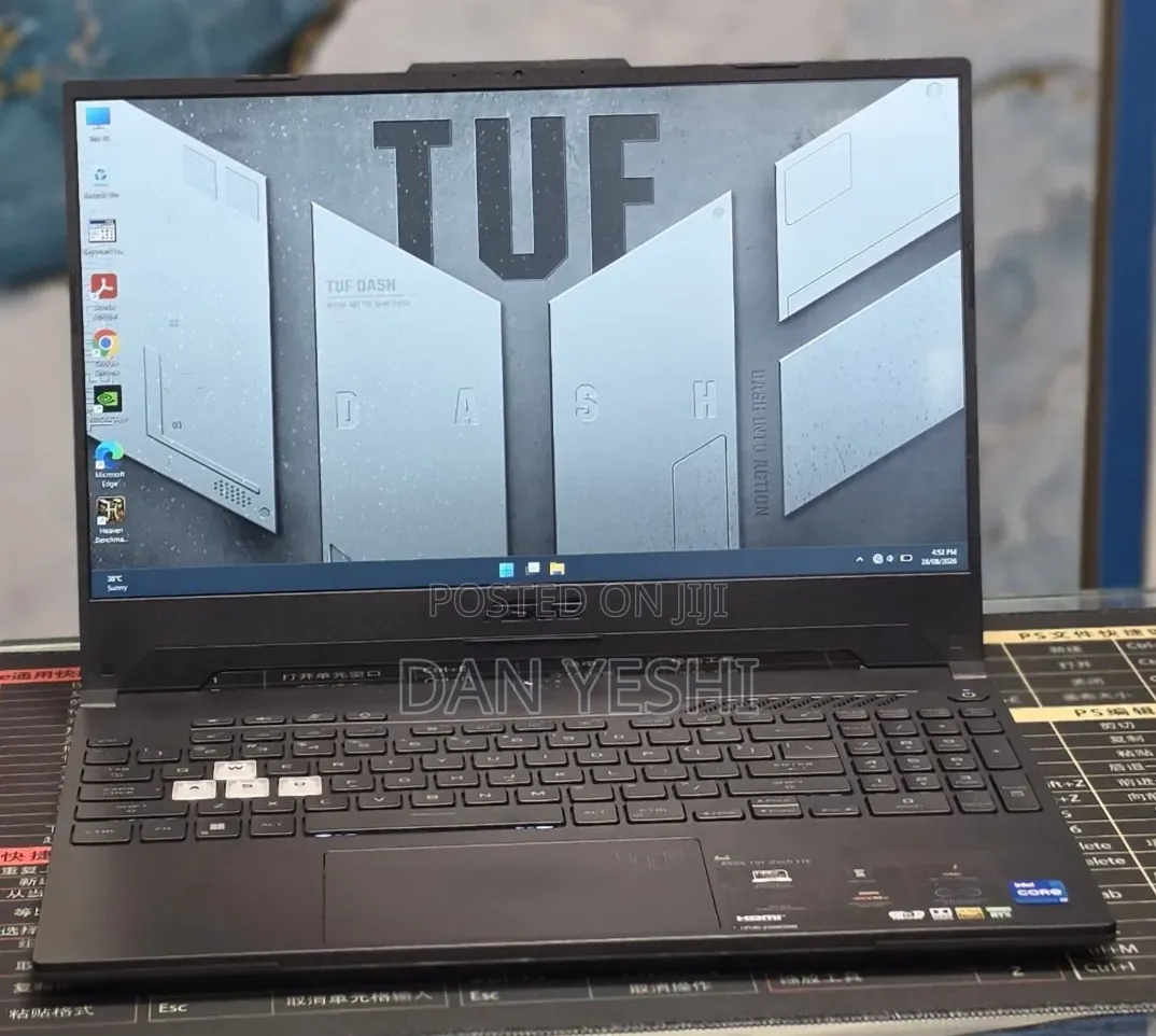 New Laptop Asus TUF Dash F15 16GB Intel Core i7 SSD 512GB