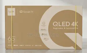 Syinix TV 65 Inch Qled 4k Google Hdr10 Support, 2gb Ram, and 32gb TV