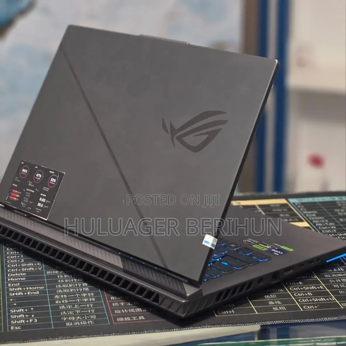 New Laptop Asus ROG Strix G15 16GB Intel Core i9 SSD 1T