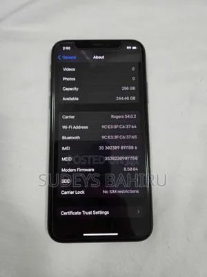 Apple iPhone X 256 GB Black